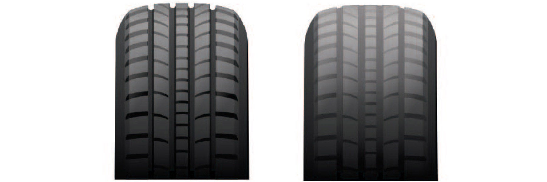 Tire tread depth comparison at Central Kia of Plano in Plano TX